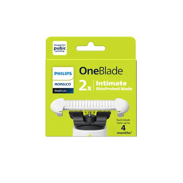 Philips Norelco OneBlade Intimate Replacement Blade 2 Pack Philips Norelco OneBlade Intimate Replacement Blade 2 Pack