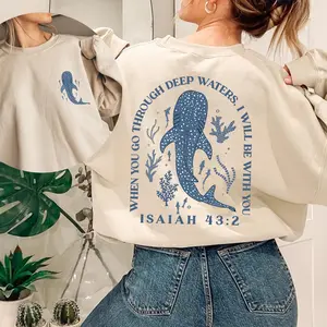 Whale Shark Sweatshirt, Beachy Shirt, Shark Shirt, Jesus Hoodie, Beachy Sweatshirt, Beachy Summer Tee, Whaleshark Hoodie, Coconut Girl