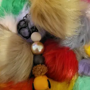 Handmade Beaded Keychain (Live) Rare