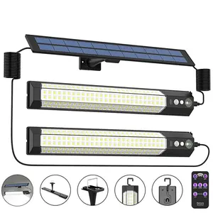 Solar Motion Sensor Security Light, Multifunctional LED Strip, Detachable Handheld Lamp, Outdoor & Indoor Use, Porch Garage Yard, Solar Lights Outdoor, Bright Solar Light