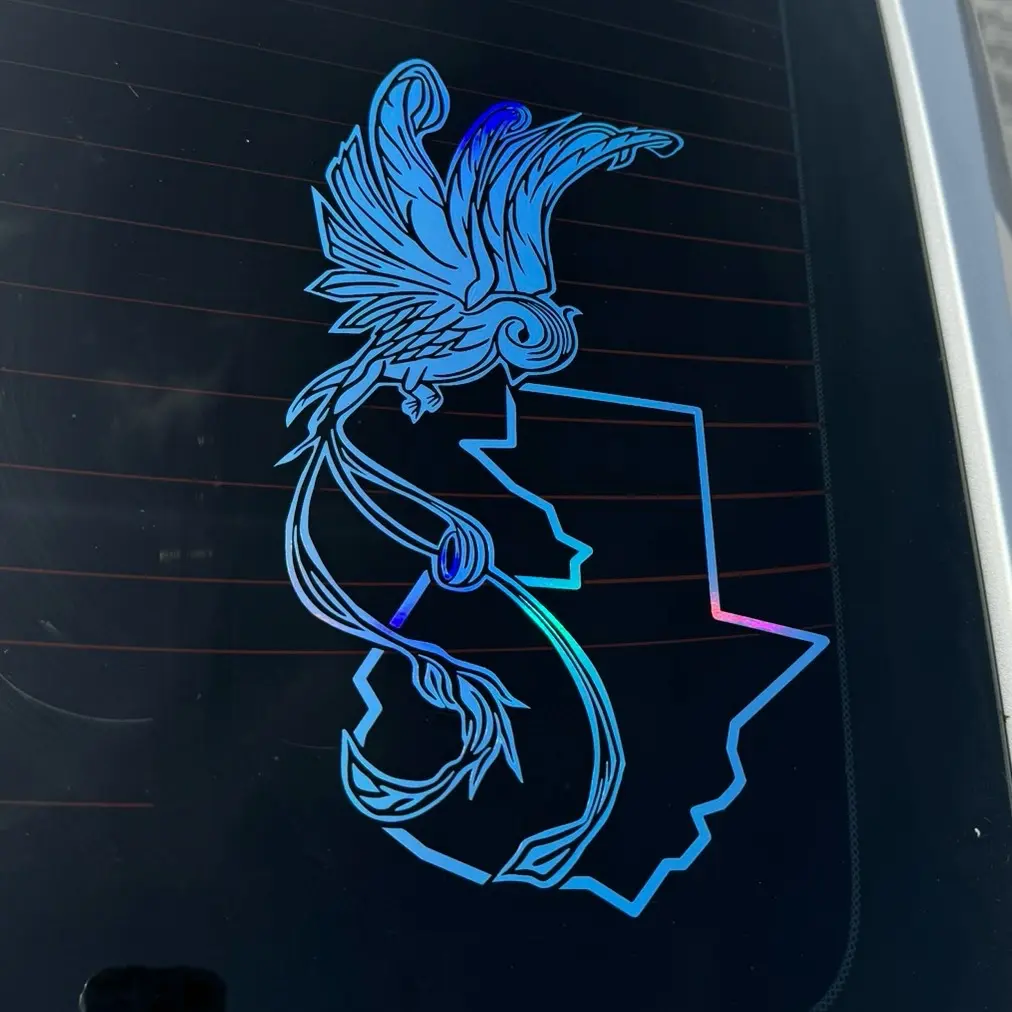 Guatemala Bird Decal Sticker for Car, Glass Doors, and Walls - Different Sizes Available - Multiple Colors Available - Easy Installation
