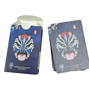 Blue Opera Foil Gift Cards – Elegant Party & Game Night Accessory