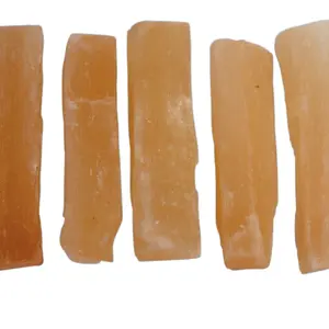 Orange Selenite Stick, 3”-4” Natural Crystal Decorative Piece crystals for healing