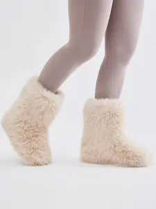 Chilly Days Booties - Beige