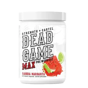 Dead Game Max Pre-Workout Powder, 420g Fitness Supplements, Energy-Boosting Dietary Supplement for Health & Fitness Use, Prop 65 Safe