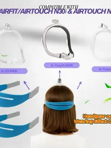 Universal Replacement Headgear for ResMed N30i & P30i Style Masks - Soft Adjustable Strap Compatible with AirFit N30i, P30i, AirTouch N30i CPAP Nasal Pillows