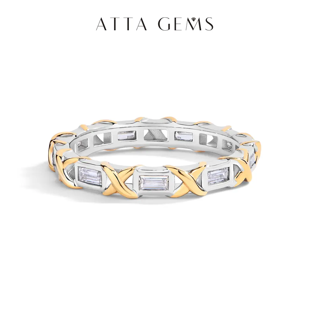 Elegant Baguette Shape 3*1.5mm Synthetic Moissanite Ring, Moissanite Band Ring, Birthday Gift Fine Jewelry for Daily Wear R161, Elegant Ring summerwins Elegant Baguette Shape 3*1.5mm Synthetic Moissanite Ring, Moissanite Band Ring, Birthday Gift Fine Jewelry for Daily Wear R161, Elegant Ring summerwins
