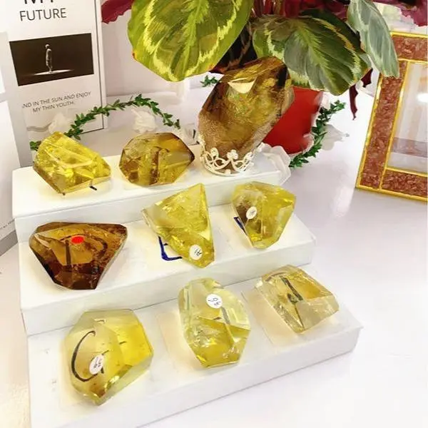 Brazil citrine rainbow Home Ornament