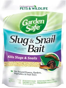 Slug & Snail Bait Granules, 2 Pounds, Slugs & Snails Begin to Die Within 3 to 6 Days, Can Be Used Around Pets & Wildlife, For Lawns, Gardens & Greenhouses, 1 Pack