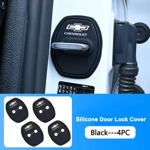 Anti-Collision Car Automotive Door Lock Protector Cover for Chevrolet Onix Cruze Silverado Impala Equinox Malibu Tahoe Cobalt Camaro Trax Door Lock Covers