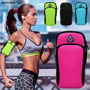 1pc Sports Running Arm Bag, Lightweight and Secure, Ideal for Gym and Outdoor Activities, Phone Storage, Unisex Fitness Gear