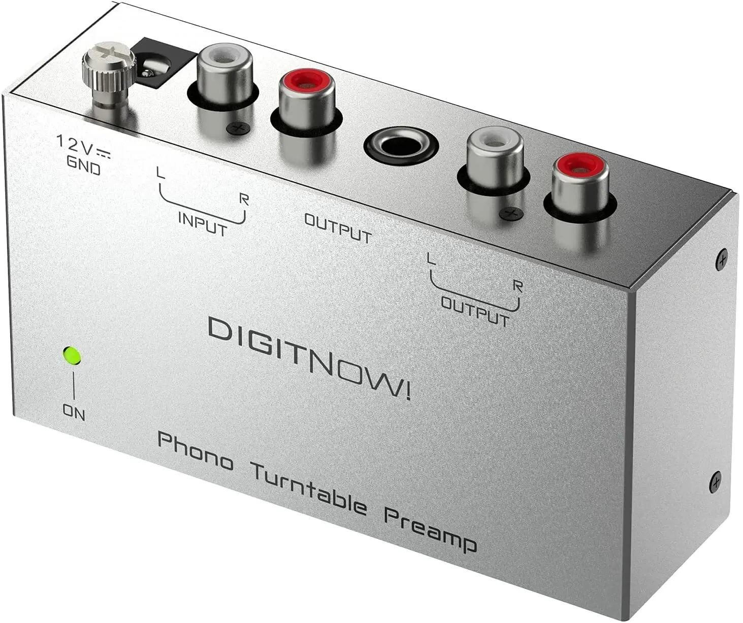 Phono Turntable Preamp- Mini Electronic Audio Stereo Phonograph Preamplifier RCA