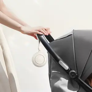 【Father's Day】Dreamegg Sleep Lite 1 Sound Machine - Portable Sound Machine for Baby, Quickly & Easily Clips on Stroller, Travel White Noise Sound Machine with Light, 19 Soothing Sounds, Sleep Soother for Baby Shower Registry Gift