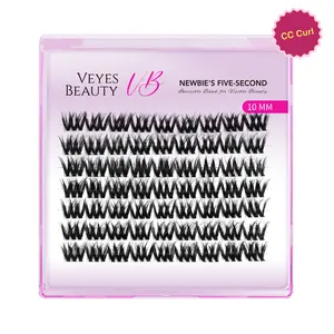 VEYESBEAUTY VB-Muse Single Length Cluster Lash  Invisible Band Wispy Lightweight Softness Weightless Makeup Eyelash Extensions
