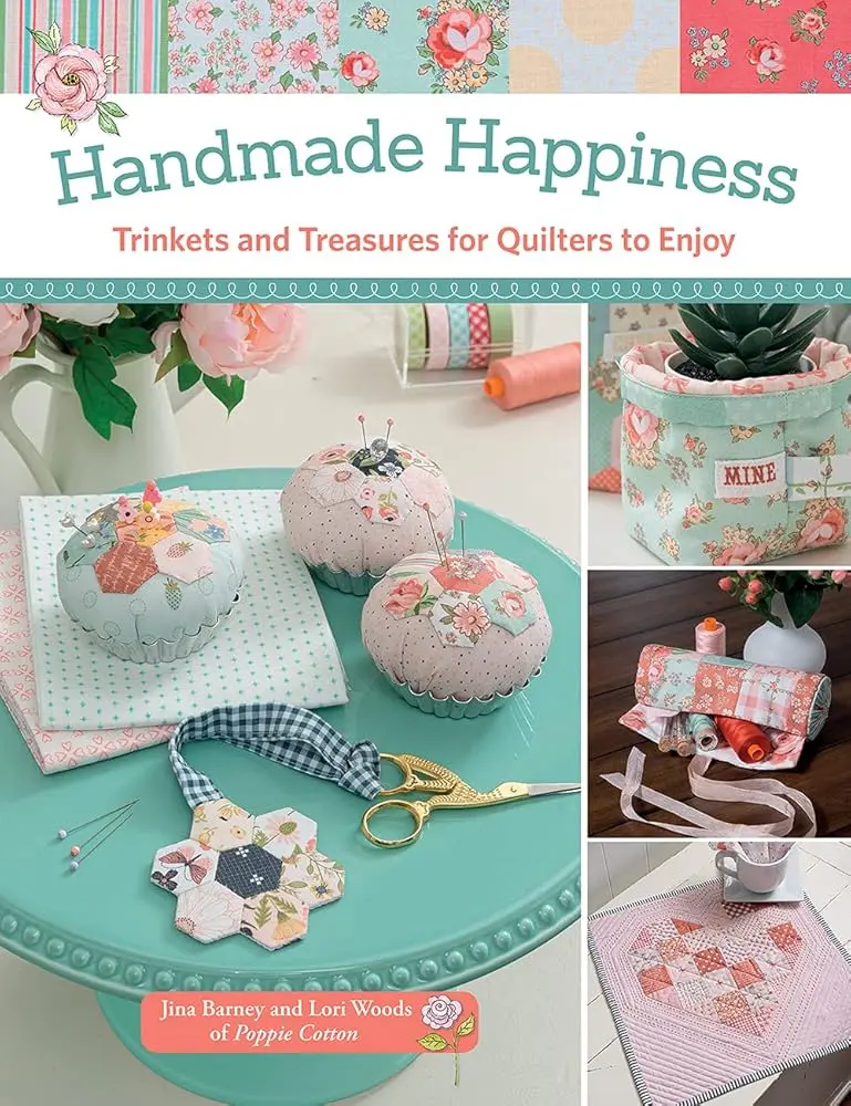 DIY Handmade Craft Book for Quilters - Easy-to-Follow Guides, Creative Trinket & Treasure-Making Projects
