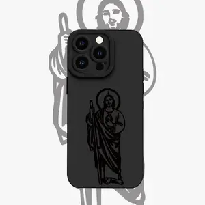 Christian Faith Cross Durable Smartphone Case, Inspirational Bible Verse Design, Matte Finish Shockproof Protection Casing, Handheld Accessory for iPhone 11-17 Series & Samsung, Religious Gift for Believers