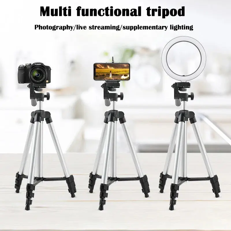 102cmTripod For Phone  Video Recording Phone Tripod Stand with Bluetooth Remote Universal Camera Phone Photography Stand