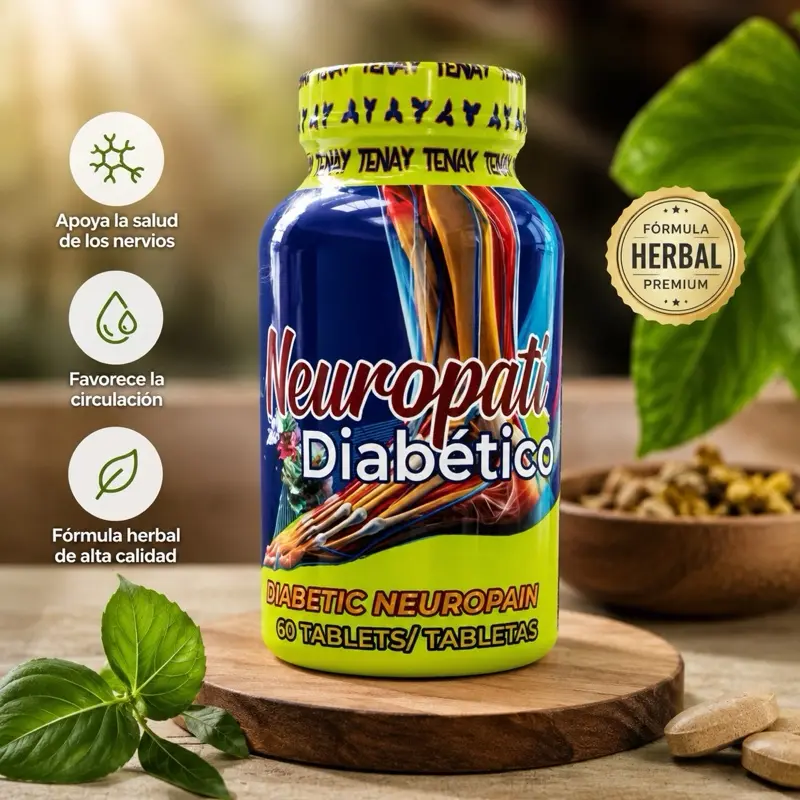 Diabetic Neuropathy Support Vitamin Supplement - Nerve & Circulation Formula Healthcare Neuropatia Diabetica