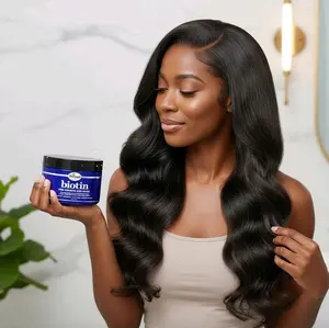 Difeel Pro-Growth Biotin Hair Mask 12 oz for Hair Loss Treatment - Enhances Hair Health & Strength