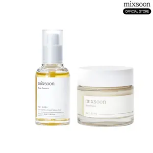 [Best Seller] Bean Glass Skin Duo | 2-Step Daily Routine for Soft, Plump | Bean Essence 50ml + Bean Cream 50ml with Fermented Soybean & Botanical Extracts | Hydration & Texture Care Duo | Korean Skincare
