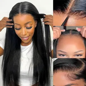 Recool Ready To Go Glueless Wig 6x5 Lace Closure Straight Wig For Women Pre Bleached Pre Cut Preplucked No Glue#TikTokShopBlackFriday