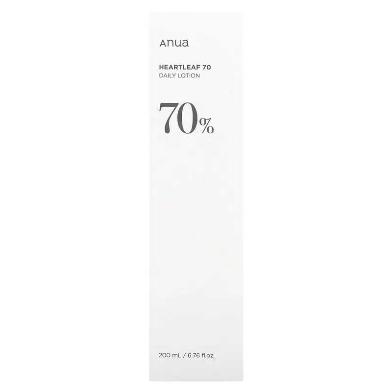 Anua Heartleaf 70 Daily Lotion, 6.76 fl oz (200 ml)