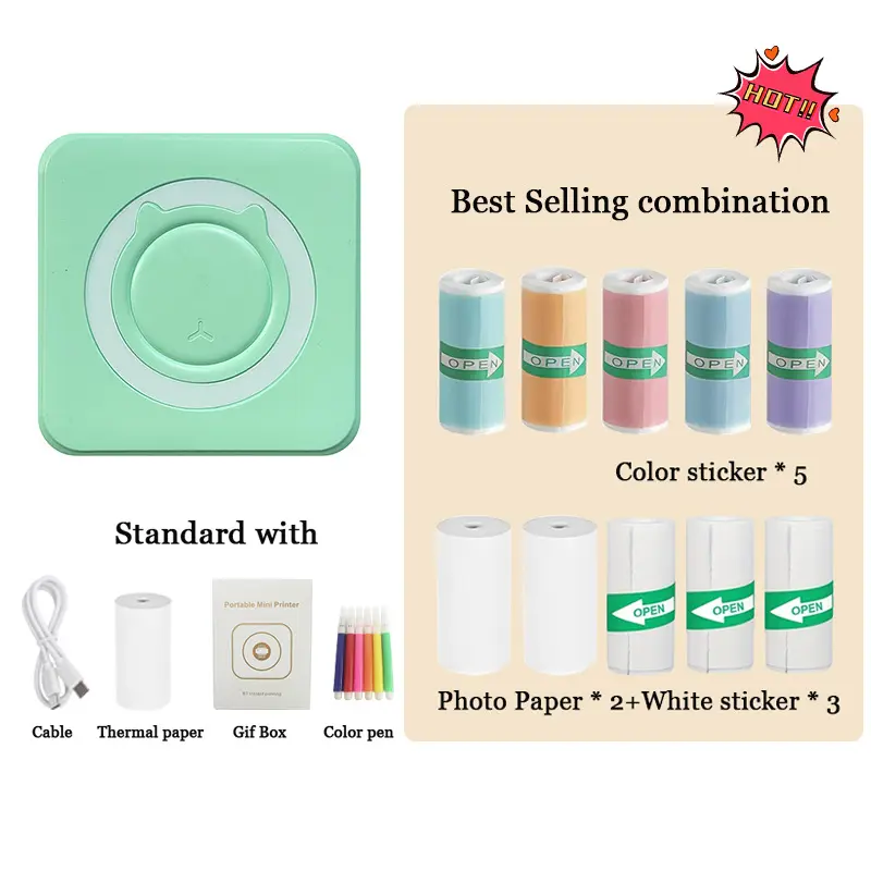 Macaron green- Complete Set