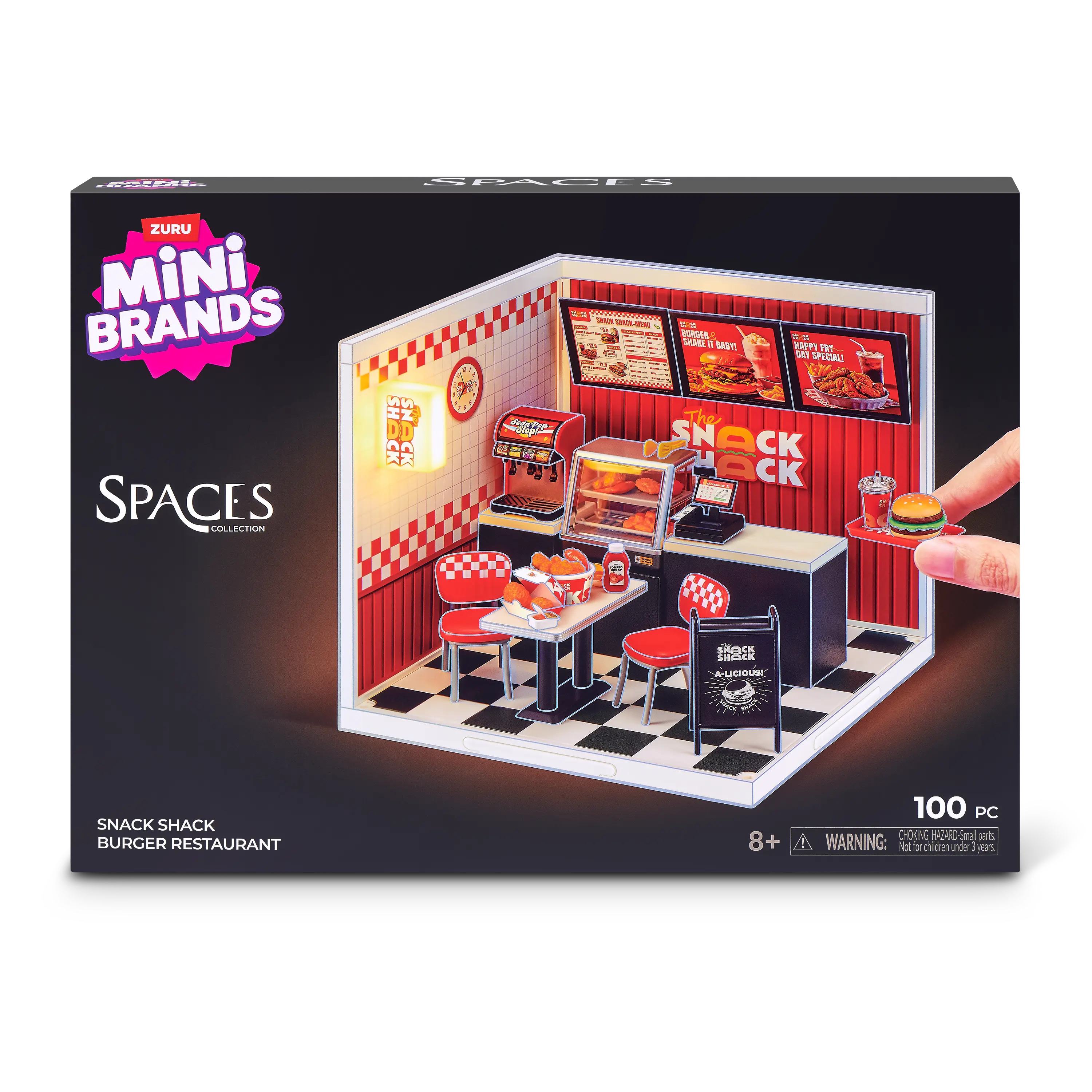ZURU Mini Brands Mini Spaces The Snack Shack Doll House Playset, Unisex Toy for Adults, Tweens & 8 Years +, Bakery-Themed Playset, Adult, Child