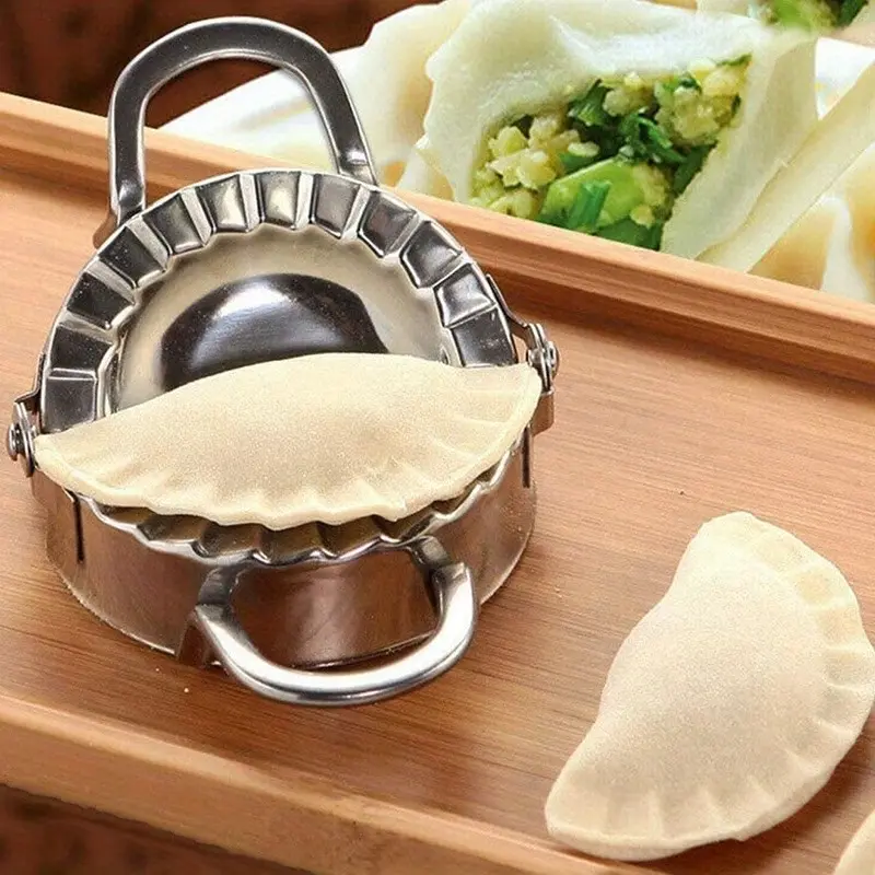 Stainless Steel Dumpling Maker, Dumpling Moulds, Easy-To-Use Pressing Tool, Perfect for Homemade Dumplings, Compact Design, Food Grade Material, Ideal for Professionals