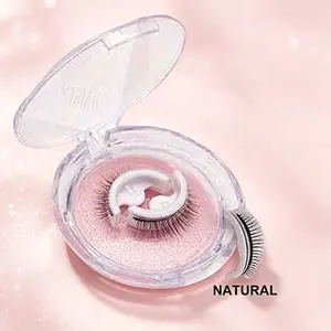 No Glue Needed Reusable Self-Adhesive False Lashes Natural Look Easy to Apply for Daily Makeup Eyelashes