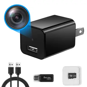 Smart Charger Video Small Camera Home Indoor Security 32GB Micro SD Card 2-In-1  Mini Cameras Default