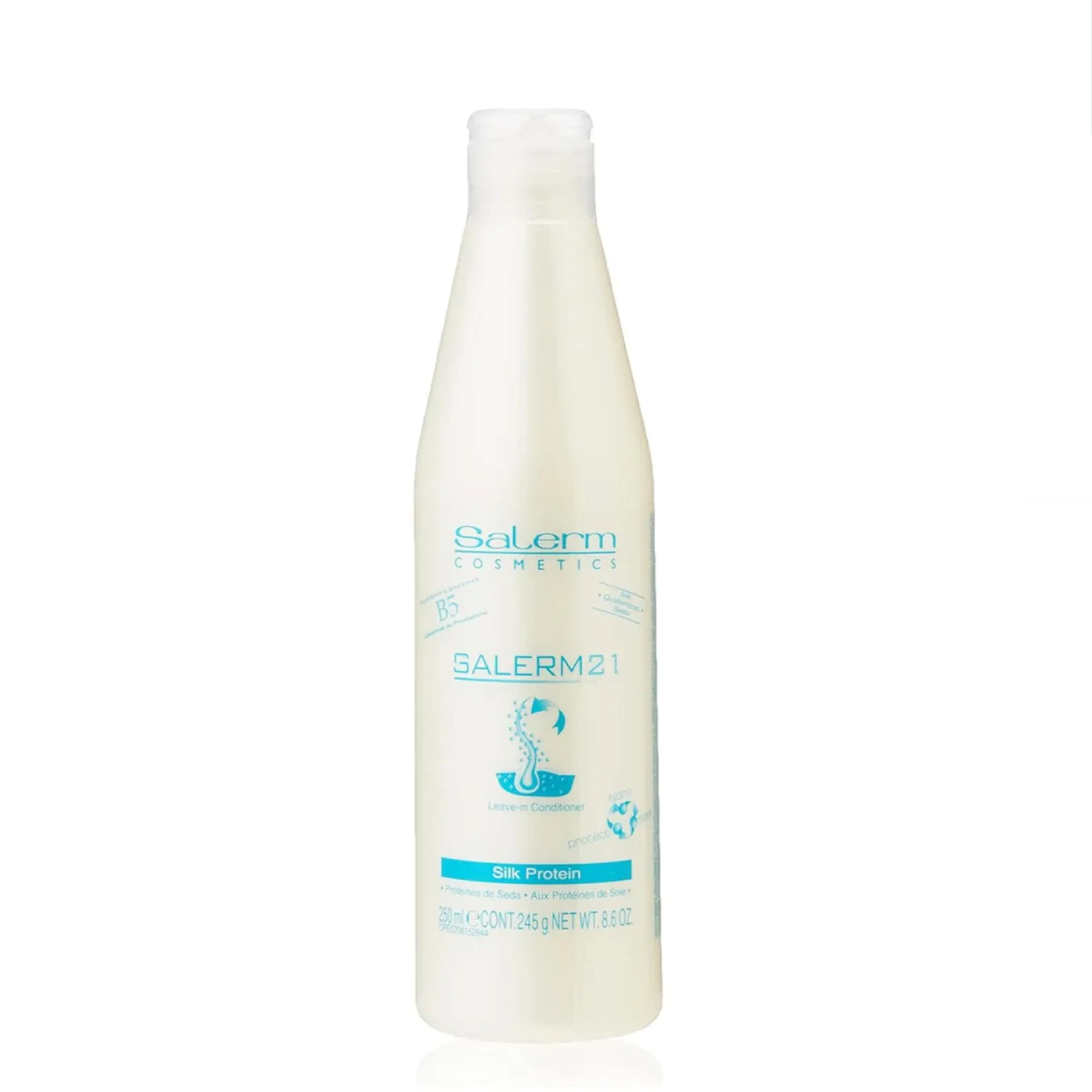 SALERM 21 Instant Hair Conditioner (250ml) - Haircare Product, Multi Function Conditioner with Silk Protein, Pro-Vitamin B5, Leave-In or Rinse Out Formula for Dry Hair Hydration Support