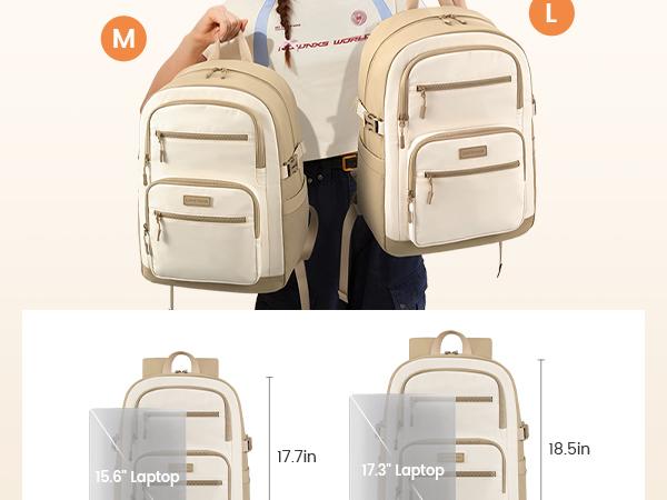 LOVEVOOK Laptop Backpack for Women, School Backpack for Girls & 15.6 Inch Laptop Work Bag, Large Capacity Bookbag for Students with Tumbler Holder  back to shcool