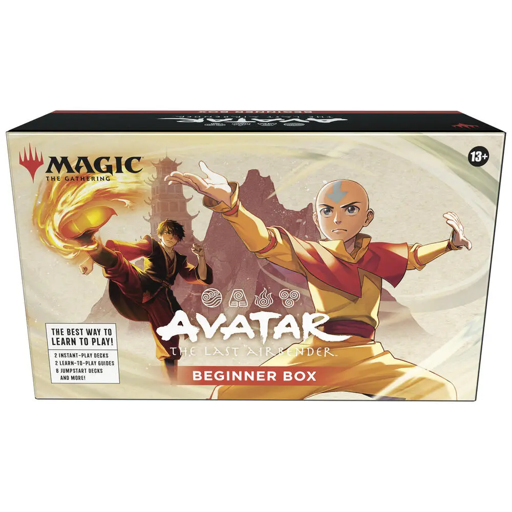 Magic: The Gathering Avatar TLA Collectible Card Game Beginner Box - 2 Learn-to-Play Guides, 8 Themed Decks, Guided Learn-to-Play Experience, Mix & Match Themed Decks, Card Collecting, Avatar Theme