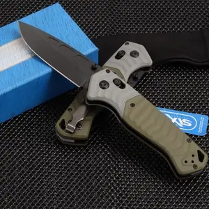 BM 593 – Tactical Pocket Knife, MagnaCut Blade, Titanium Surface, Carbon Fiber Handle, Camping & Outdoor Gear