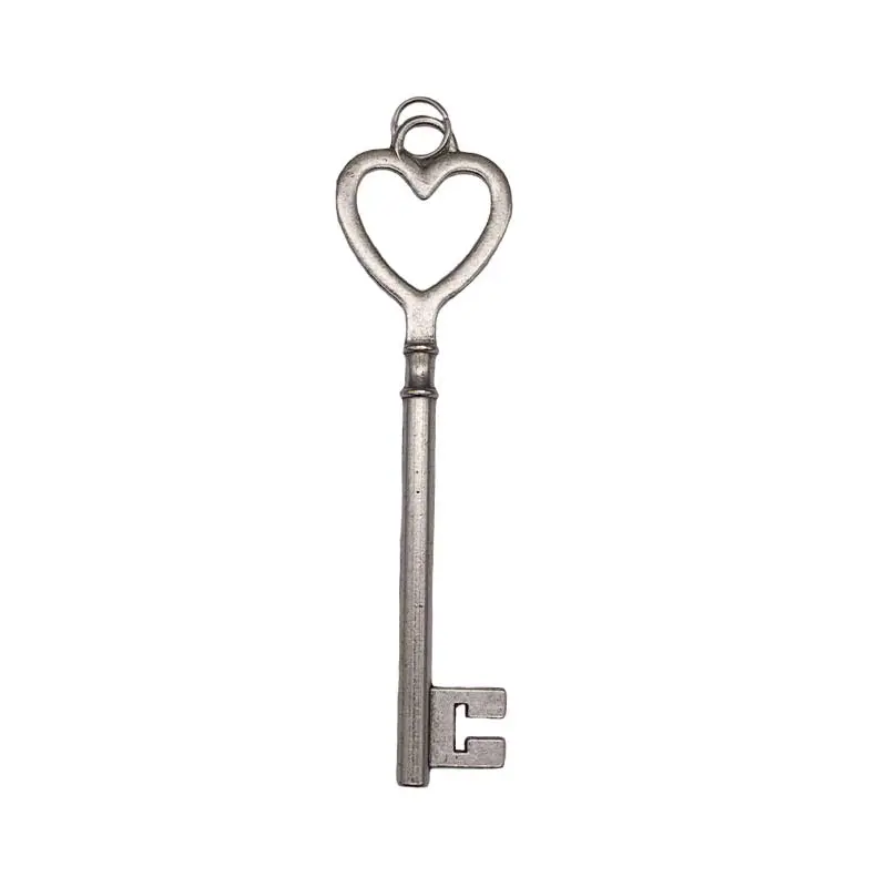 3 1/4" Key Amulet — Decorative Metal Pendant for Unlocking &amp; Access
