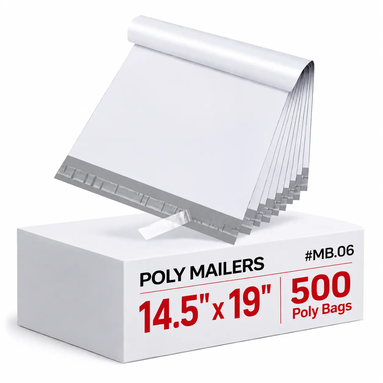 TP HTOWN Poly Mailers 14.5 x 19 Inches 500PCS – Self Seal Shipping Bags Waterproof Poly Mailing Envelopes for Small Business Packaging