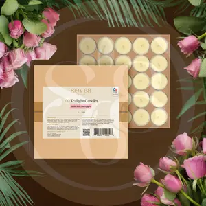 MOISTURIZER CANDLE: 0.5 Oz (Tealight: Round Shape)(100 Each/Box)