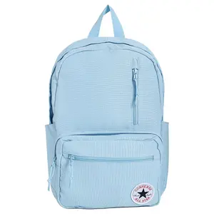 Converse Medium Fabric Backpack with Zipper Closure in Cream Blue for Men and Women