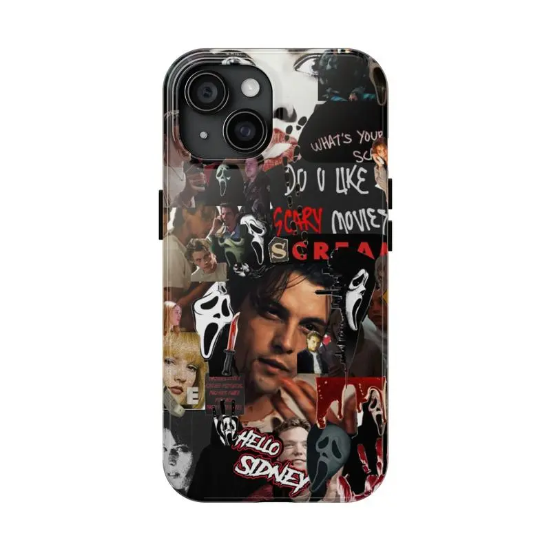 Scream Billy Loomis Phone Case | Horror Movie Ghostface Villain Tough Cover, Compatible with iPhone 11-17 Pro Max/Plus and Samsung Galaxy S23-25