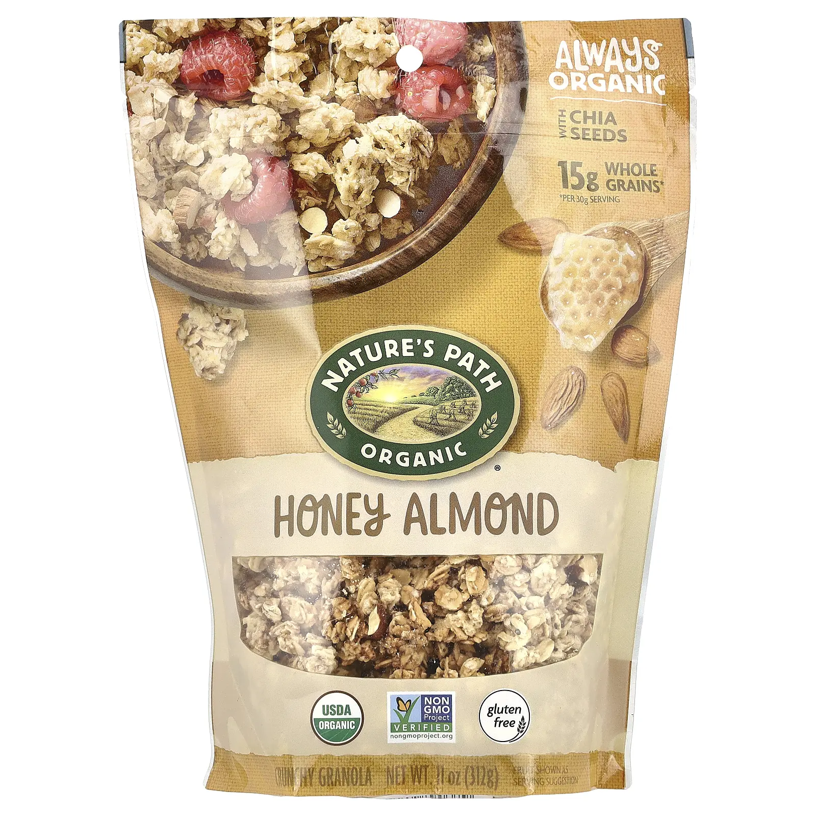 Nature's Path Crunchy Granola, Honey Almond, 11 oz (312 g) Nature's Path Crunchy Granola, Honey Almond, 11 oz (312 g)