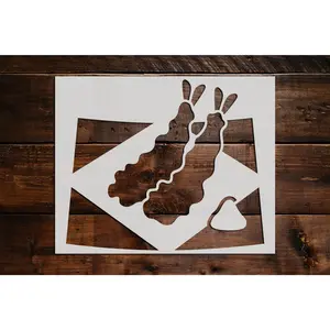 Chicken Fingers Stencil - Art and Wall Stencil
