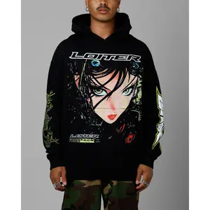 Loiter Project Dark Premium Hoodie Black