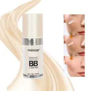 30ML Magic Skin Beautiful BB Cream, Color Changing Foundation, Makeup Concealer Cover Cream, Full Coverage Flawless Liquid Base, Nude Face Liquid Cover Concealer, Cosmetic, Balm Foundation