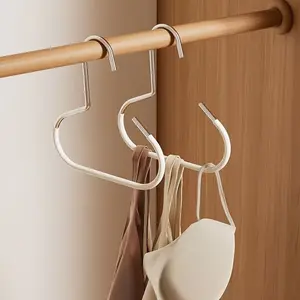 2-Pack Simple Hat Hooks, Metal Material for Scarf, Belt, Bra, Tie, Tote Bag, Foldable Bag Storage, Easy Organization, Durable and Practical Accessories, Hat Organizer, Hat Holder, Hanger Space Saving, Hat Organizer Rack