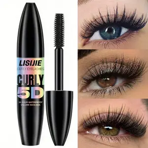 Long-Lasting Waterproof Mascara, Volumizing & Curling Formula, No Smudge Eyelash Makeup, Perfect for Daily Use, Easy Application