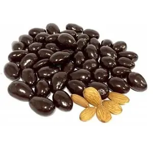 Nuts To You Sugar-Free Dark Chocolate Almonds – 12 oz Resealable Bag, No Sugar Added Snack, Premium Roasted Almonds Coated in Creamy Dark Chocolate, Guilt-Free Treat