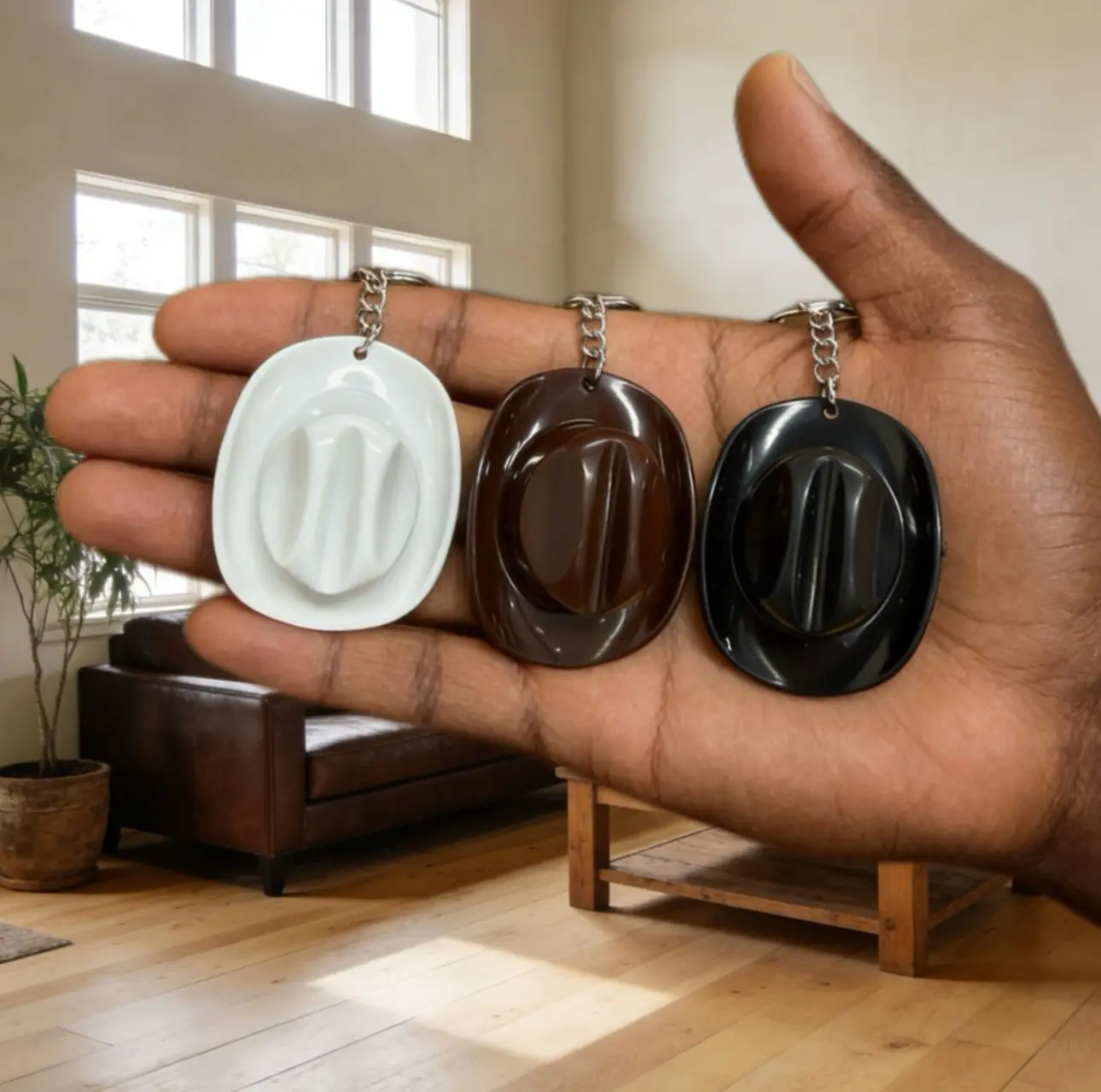 3PCS Hat Bottle Opener Keychain,Gift for Men Husband,Father,Beverage Bottle Opener for Men Women,Small and Practical,Easy to Carry,Open the Lids of Party Bar Restaurant Camping Beer Bottle Easily