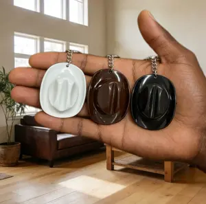 Personalized Cowboy Hat Bottle Opener Keychain,Beer Bottle Opener for Camping Wedding Party Good Gift, Fathers Day Gift Birthday Christmas Valentine Gift for Him Dad Husband Grandpa Boyfriend Beer Lovers