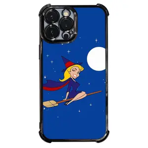Phone Case: 1 PC Bewitched 60s Retro Phone Case Bewitched 60S Electroplating Process Protective Cover with Reinforced Cushioning And Collision Prevention Suitable for iPhone Various Models17 16 15 14 13 Pro Max Cover Shockproof Phone Cover
